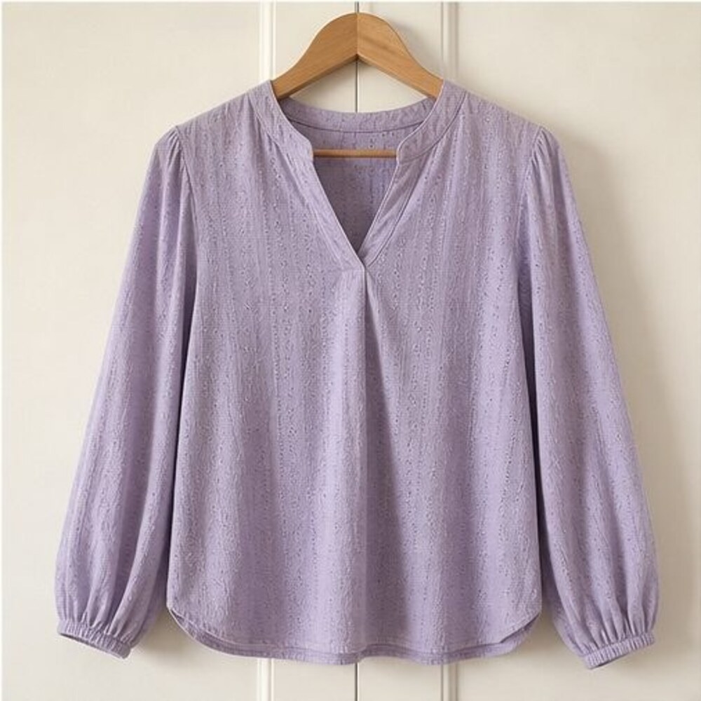 Lilac Tunic Blouse